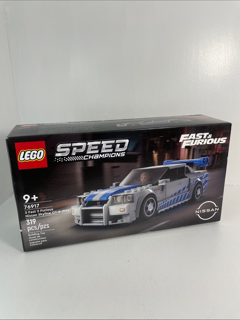 LEGO Speed Champions Fast & Furious Nissan Skyline GT-R - Gray and Blue